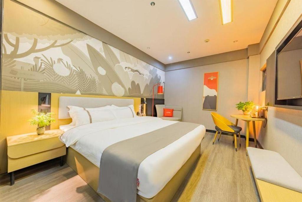 Thank Inn Hotel Hubei Wuhan Caidian Zhong Fa Xincheng Tongji Eksteriør billede