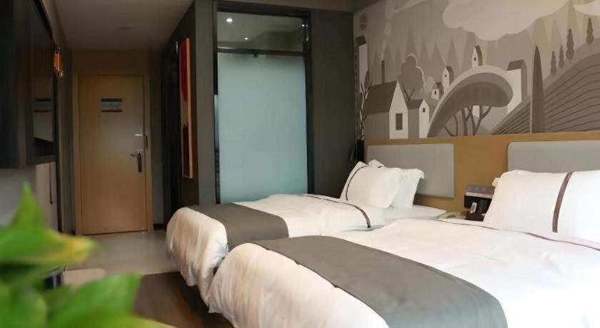 Thank Inn Hotel Hubei Wuhan Caidian Zhong Fa Xincheng Tongji Eksteriør billede